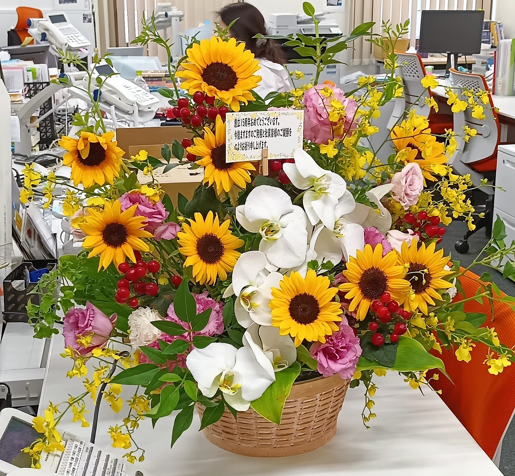 AKIA15周年記念イベントお花 AKIA15周年記念イベントお花
